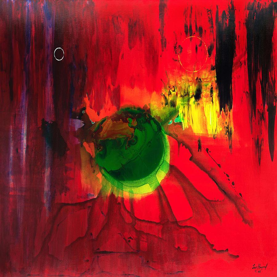 900x900 Go Green Painting By Lew Hagood - Go Green Painting