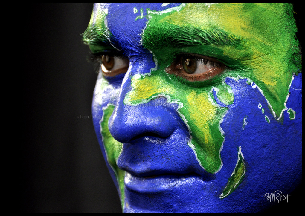 1020x723 Go Green . Ashish Galande - Go Green Painting