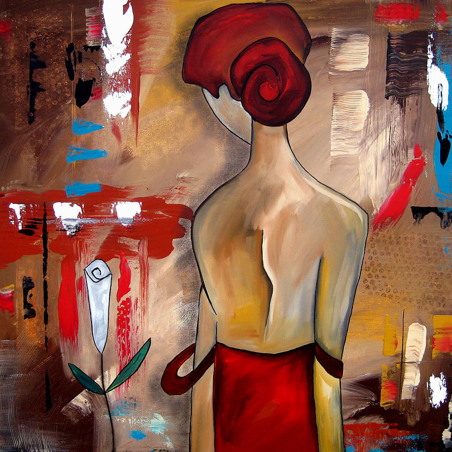 900x900 Let Go Painting By Tom Fedro - Go Painting