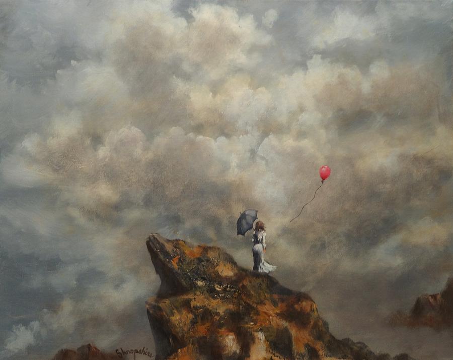 900x714 Letting Go Painting By Tom Shropshire - Go Painting