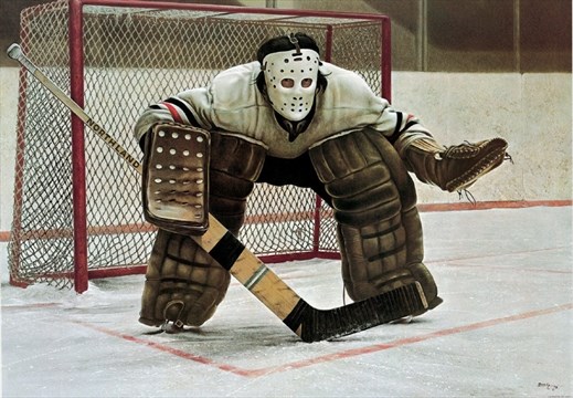 519x360 The Most Famous Anonymous Goalie In Hockey History - Goalie Painting