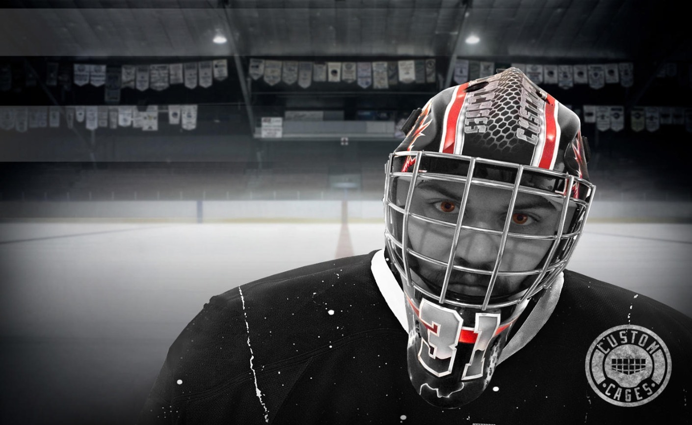 1410x866 Custom Goalie Mask Design And Vinyl Decal Kits - Goalie Painting