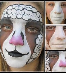 226x249 Poodle - Goat Face Painting
