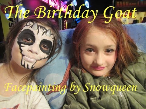 480x360 Birthday Goat Facepainting By Snowqueen - Goat Face Painting