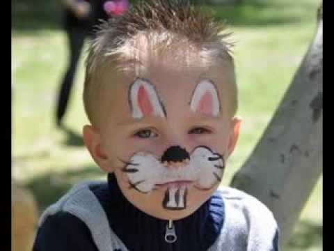 480x360 Easter Face Painting Ideas - Goat Face Painting