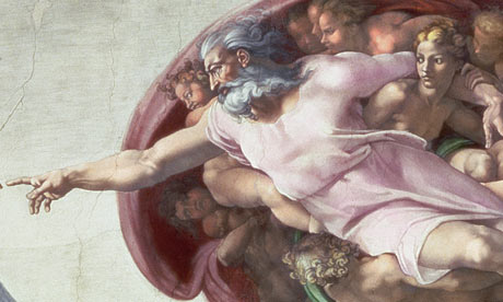 460x276 Sistine Chapel Ceiling God And Adam - God Adam Painting