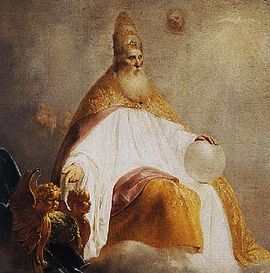 270x273 God The Father In Western Art - God And Jesus Painting