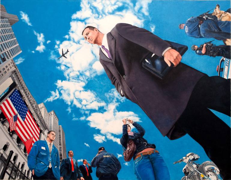 770x601 Saatchi Art God Bless America Painting By Hikage Gen - God Bless America Painting