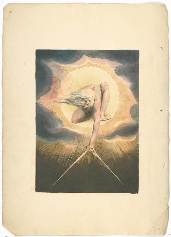 548x760 Frontispiece (Alternately Called The Ancient Of Days Or God - God Creating The Universe Painting