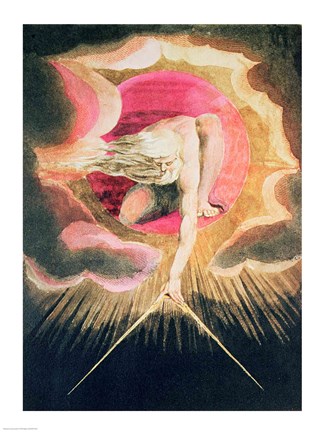 324x432 God Creating The Universe Fine Art Print By William Blake - God Creating The Universe Painting