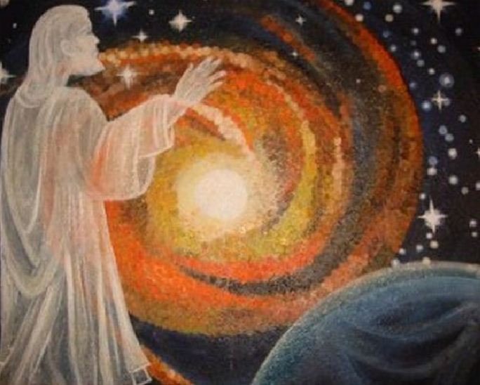 684x548 Part 1 Response To The Concerns Of A Discerning Mason! - God Creating The Universe Painting