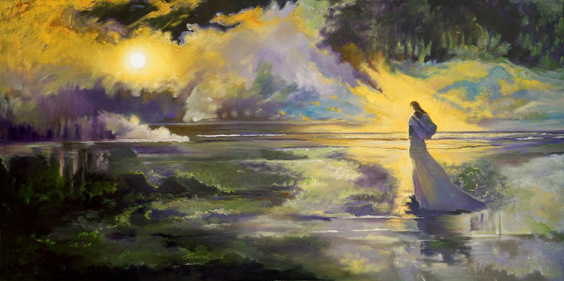 800x399 Seer, Seeker, Sayer, Sage God, Creation, Source, The Universe, Is - God Creating The Universe Painting