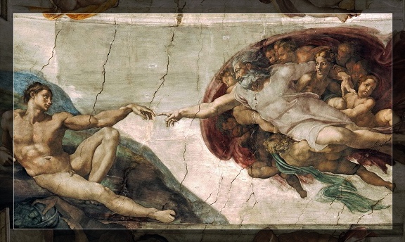 576x344 Man Versus God - God Man Painting