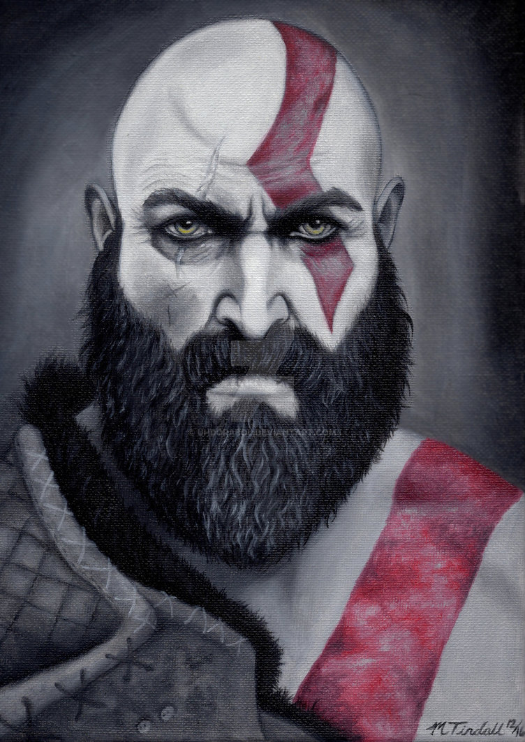 God Of War Painting at PaintingValley.com | Explore collection of God ...