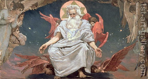 600x321 Savaoph, God The Father, 1885 96 Viktor Vasnetsov Reproduction - God Painting