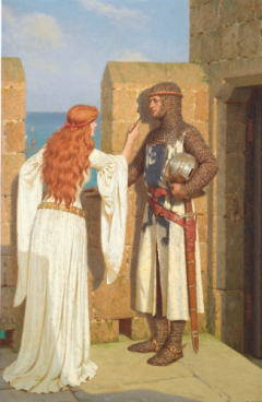 240x368 God Speed Edmund Blair Leighton - God Speed Painting