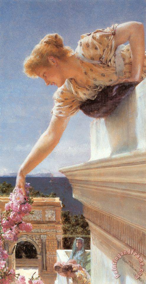495x960 Sir Lawrence Alma Tadema God Speed! Painting - God Speed Painting