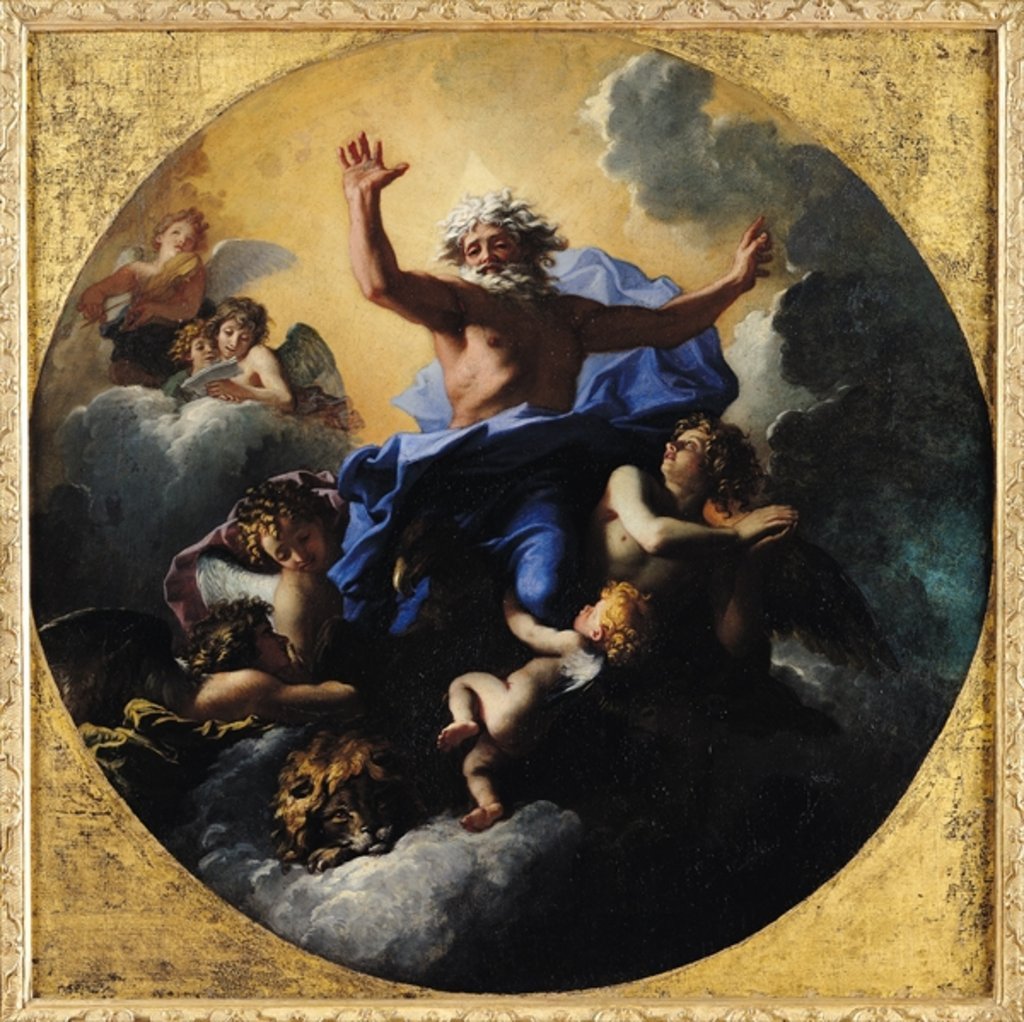 1024x1022 God The Father Carried By Angels Posters Amp Prints By Charles De - God The Father Painting