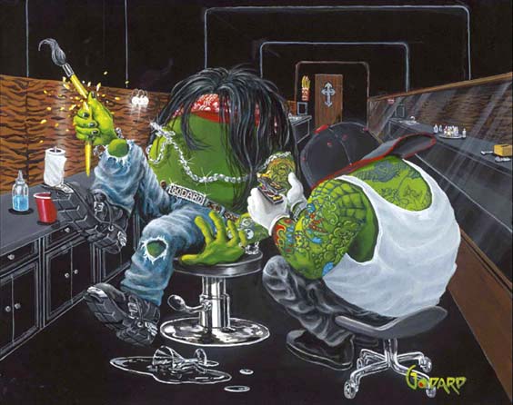 564x446 Michael Godard Art Gallery - Godard Olive Painting