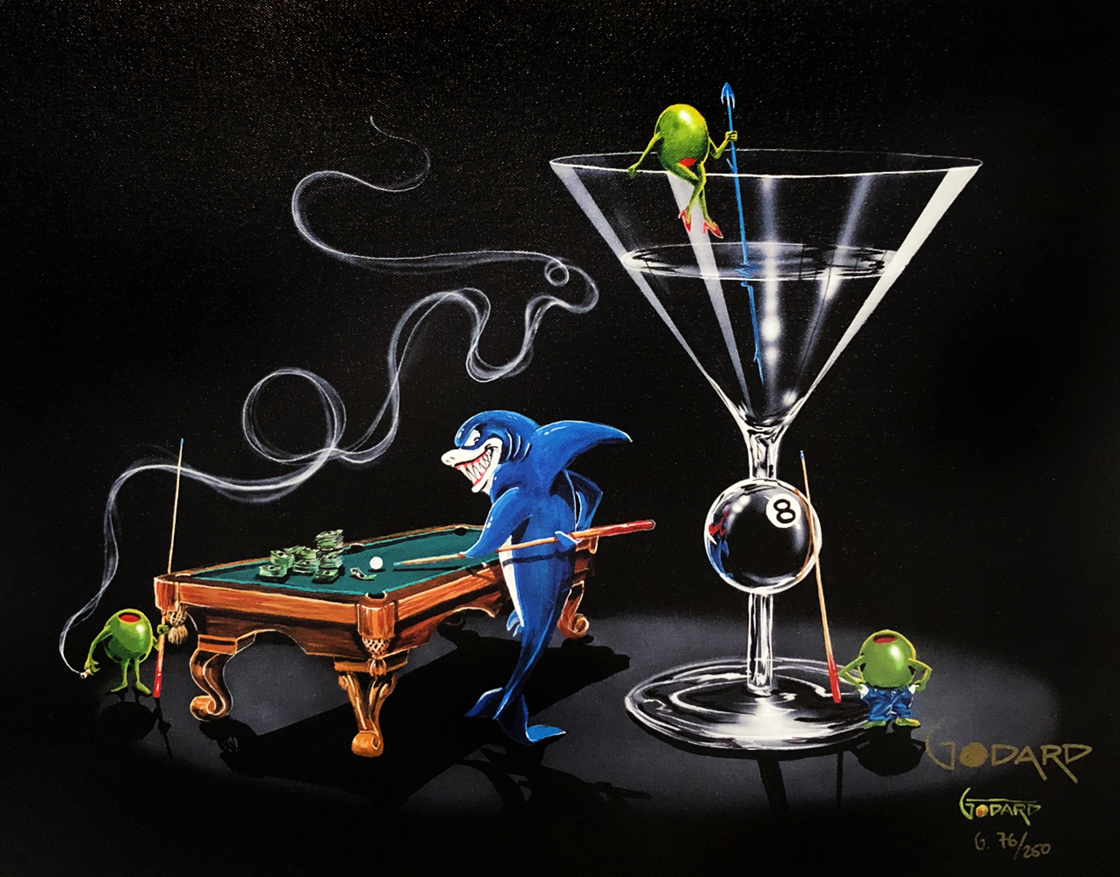 2297x1800 Michael Godard Art For Sale - Godard Olive Painting