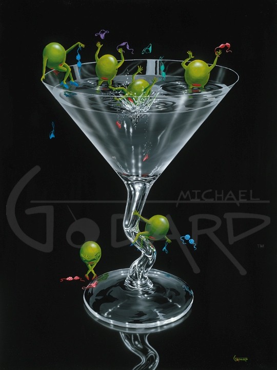540x720 Olives Gone Wild - Godard Olive Painting