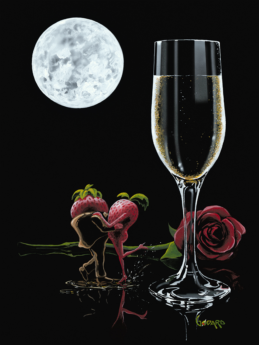 900x1200 Sparkling Romance By Michael Godard, Limited Edition - Godard Painting Prices