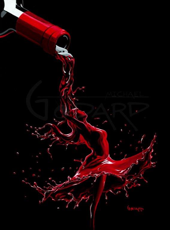 568x768 Wine Dance - Goddard Painting