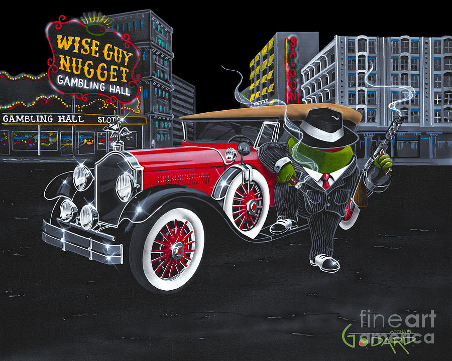 900x720 Wise Guy Painting By Michael Godard - Goddard Painting