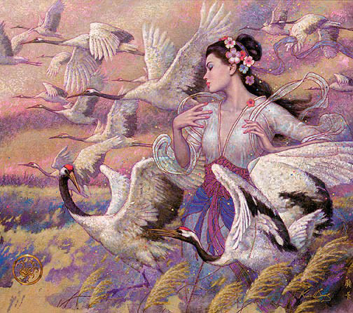 504x446 Goddess Paintings By Karl Bang - Goddess Painting