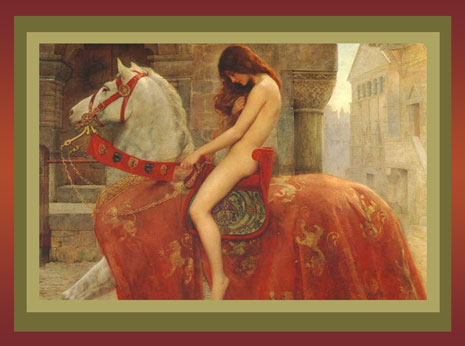 465x346 The Real Story Of Lady Duckgiva Javabird - Godiva Painting