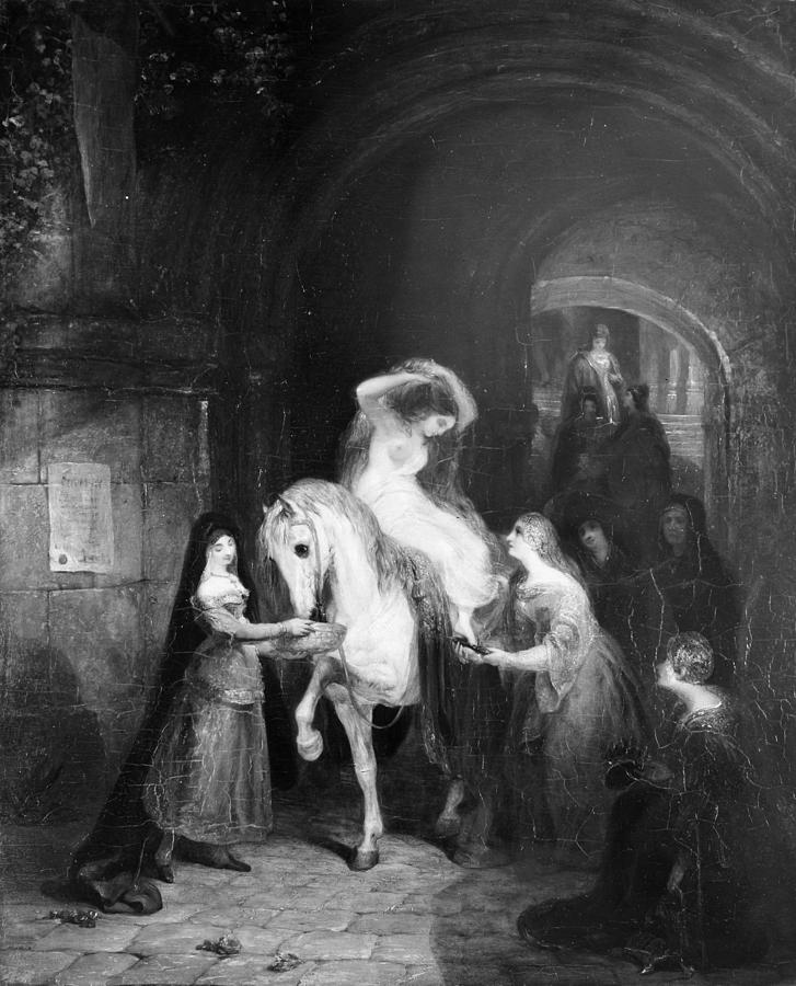 727x900 Lady Godiva, 11th Century Painting By Granger - Godiva Painting