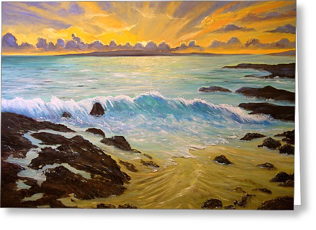 646x470 God's Creation Of A New Day Painting By Connie Tom - Gods Creation Painting