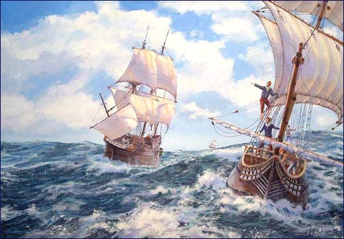 502x349 Mike Haywood's Artwork - Godspeed Painting