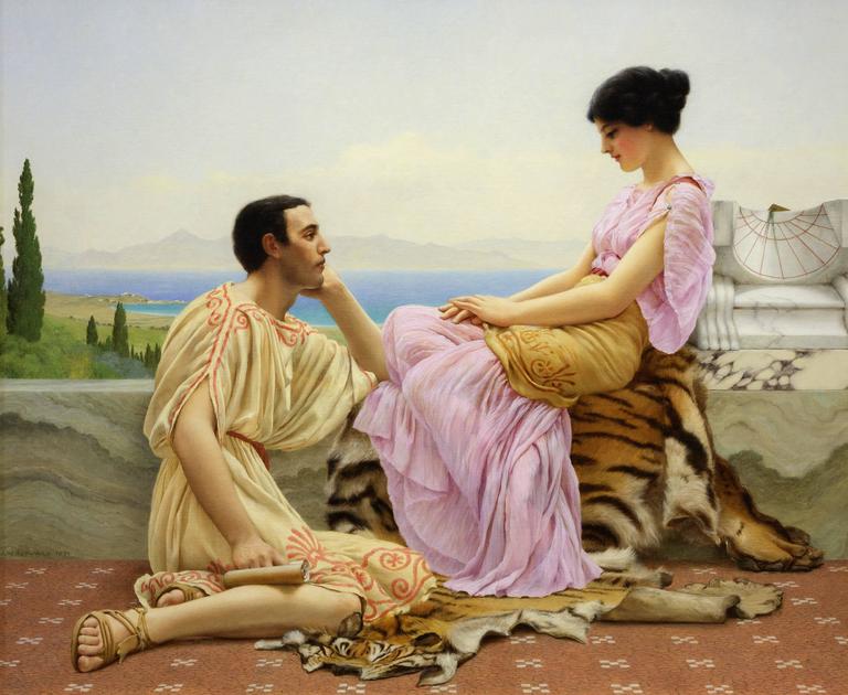 768x630 John William Godward - Godward Painting