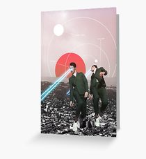 210x230 Godzilla Painting Amp Mixed Media Greeting Cards Redbubble - Godzilla Painting