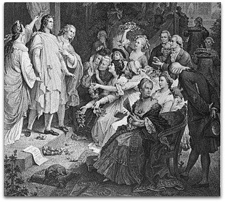 329x295 Goethe His Family, His Early Life And His Loves My Daily Art - Goethe Painting