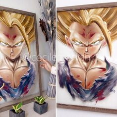 236x236 Trunks Dragon Ball Fan Art - Gohan Painting