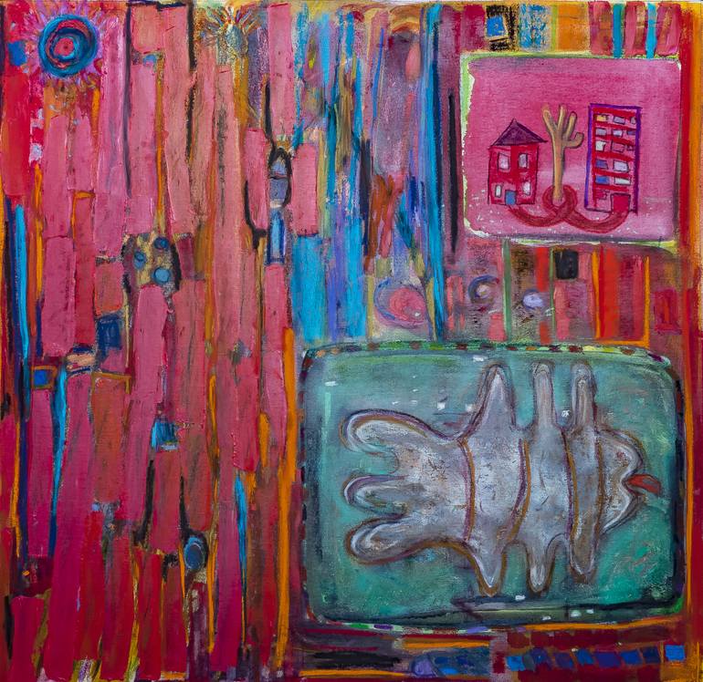 770x748 Saatchi Art Attraction For Going Home Painting By Jonn Izzik - Going Home Painting