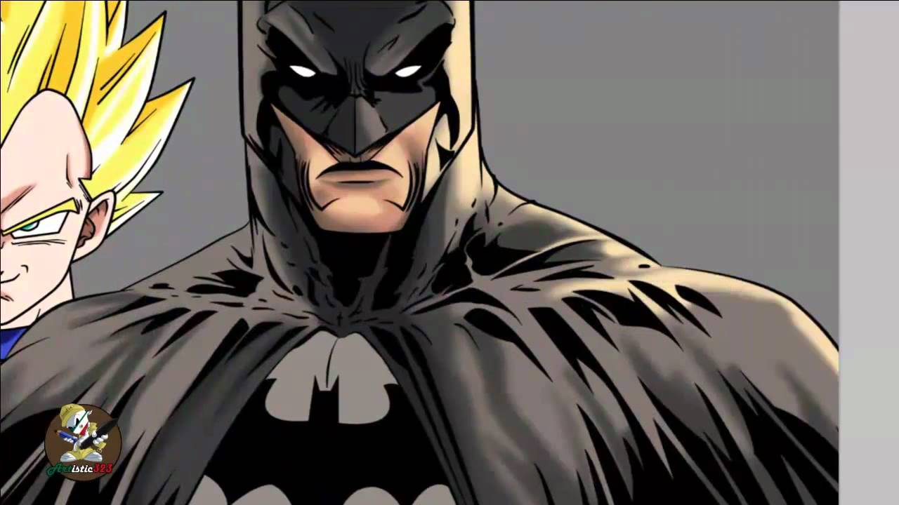 1280x720 Speed Painting Goku, Batman, Vegeta, Superman - Goku And Vegeta Painting