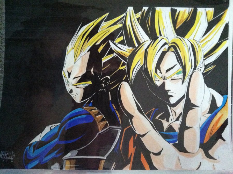 Vegeta paintings search result at PaintingValley.com