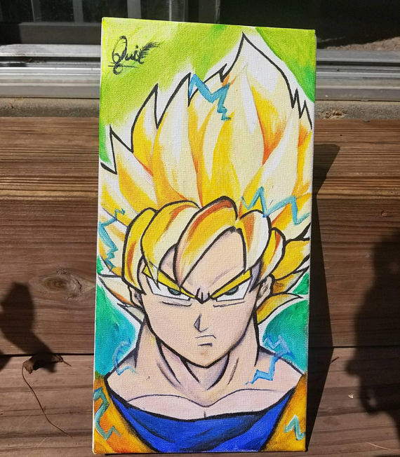 Goku Painting at PaintingValley.com | Explore collection of Goku Painting