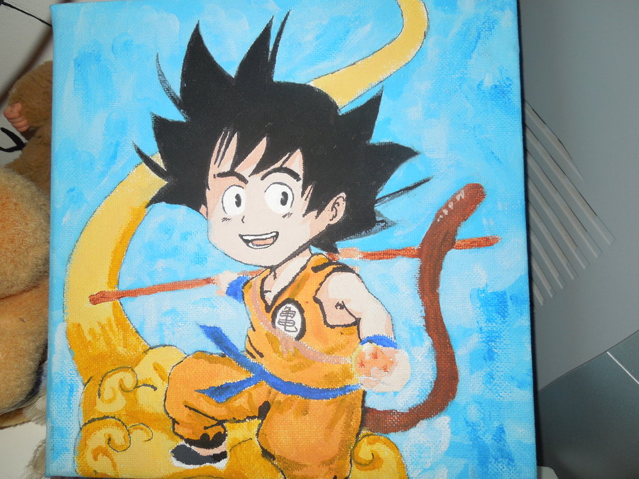 900x675 Goku Painting By Animegirlfever - Goku Painting