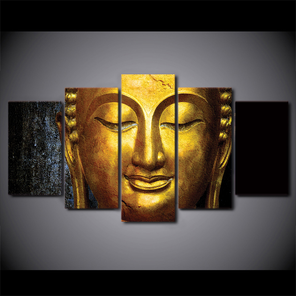 Gold Buddha Painting At Explore Collection Of Gold