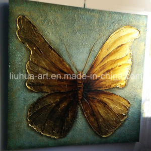 300x300 China Butterfly Gold Foil Contemporary Decoration Painting (Lh - Gold Foil Painting