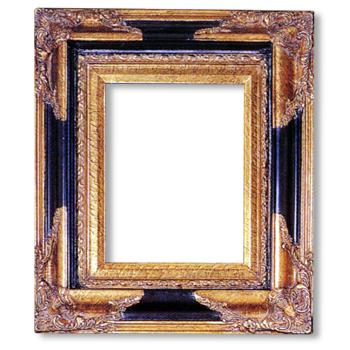 350x350 Maxwell's Gifts And Books - Gold Frame Black Painting