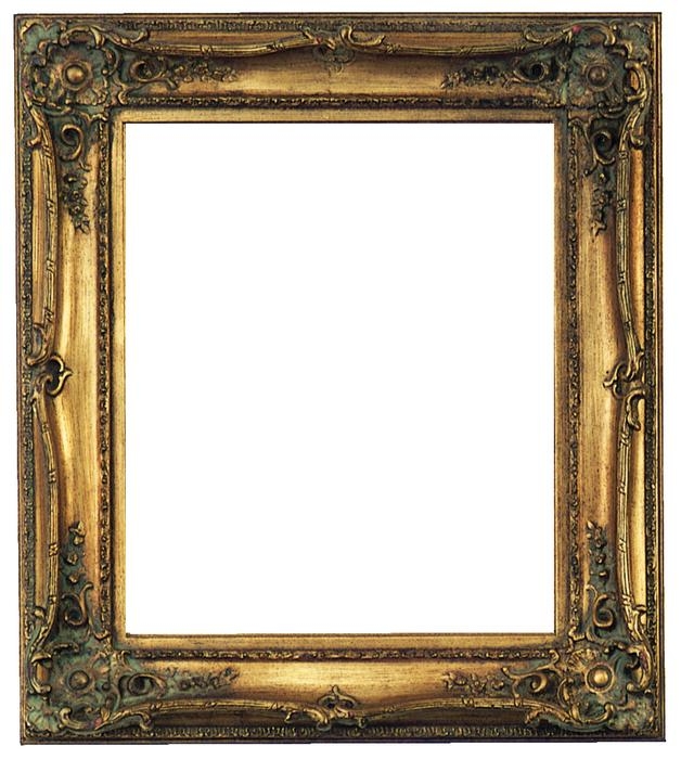 Gold Frame Painting at PaintingValley.com | Explore collection of Gold ...