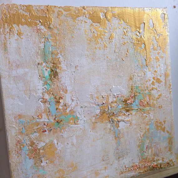 570x570 Sold!!!!! Abstract Gold Leaf Painting Great Art - Gold Leaf Painting