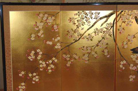 480x319 Tominaga Jyuho - Gold Leaf Painting