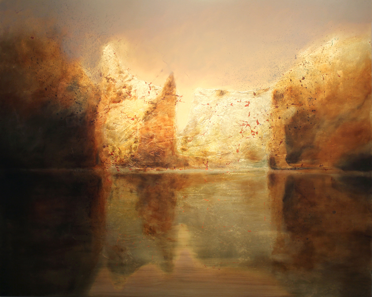 751x600 December Artist Of The Month Steven Daluz - Gold Leaf Painting Artist