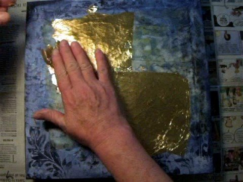 480x360 Demented Gold Leaf - Gold Leaf Painting Artist